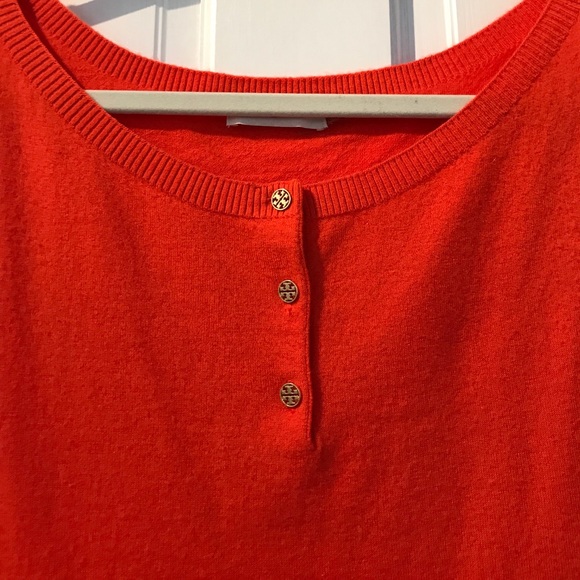 Tory Burch short sleeve cashmere sweater - Picture 2 of 5